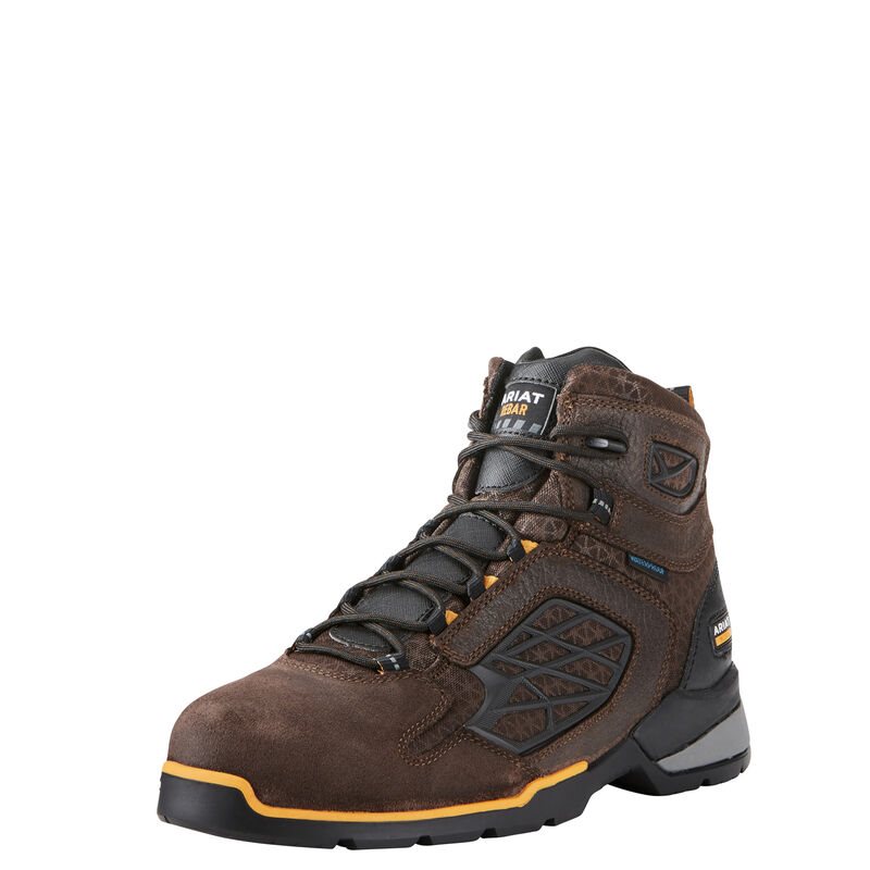 Ariat Rebar Flex 6" - Werkschoenen Chocola Bruin Heren - 24099-049